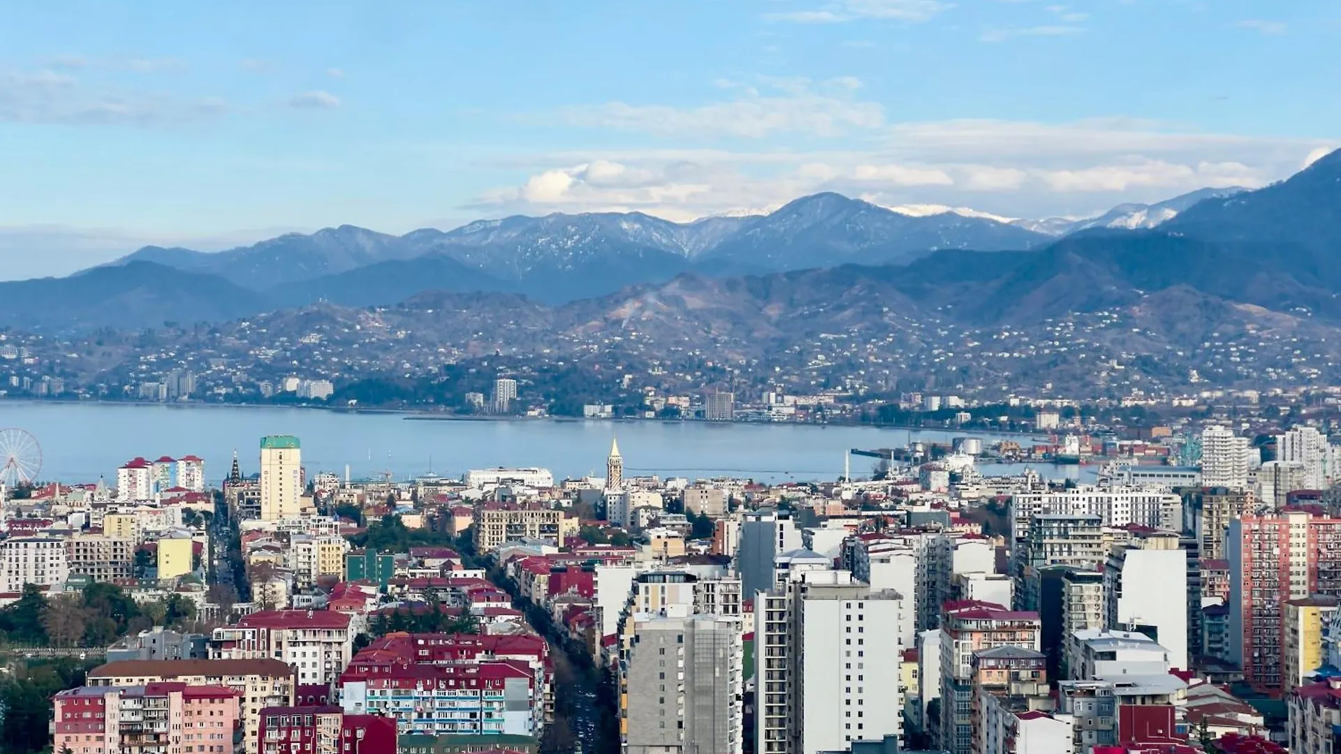 Mountain & Sea View Studio At Alliance Batumi Apartment