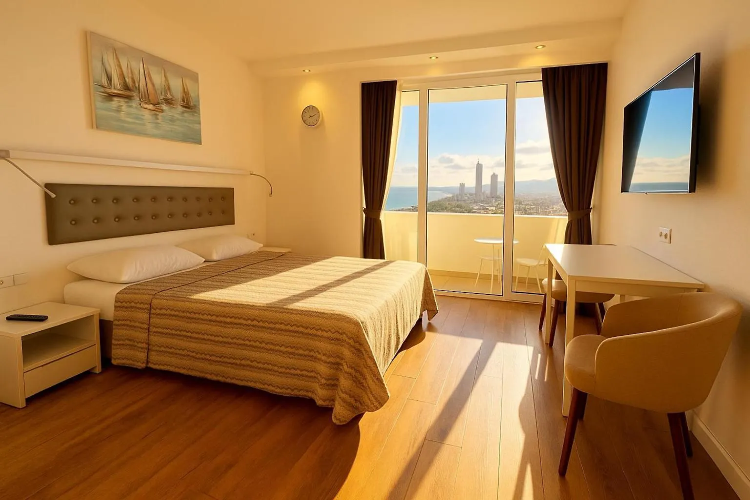 Mountain & Sea View Studio At Alliance Batumi Apartmán